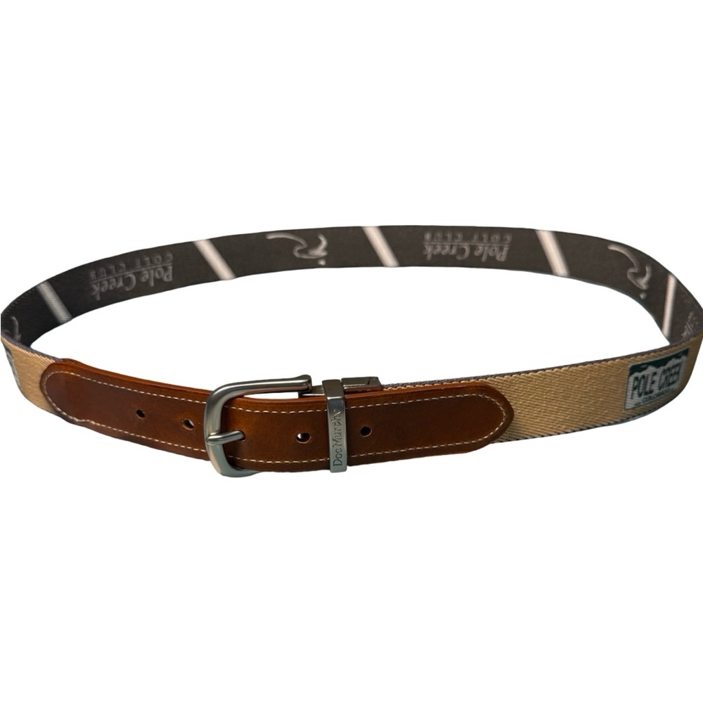 Doc Murphy Reversible Canvas Leather Belt – Colorado Theme 34-36 waist